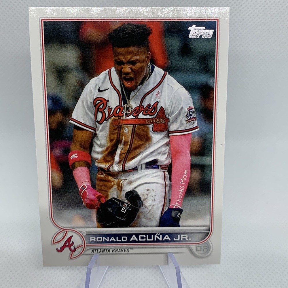 Ronald Acuna Jr. MLB Baseball Cards Atlanta Braves All Star Outfielder Perfect - Picture 5 of 6